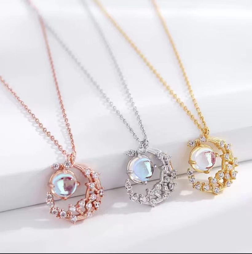 Moonstone, Lady Moon Necklace jewelry is an accessory, but it is never superfluous