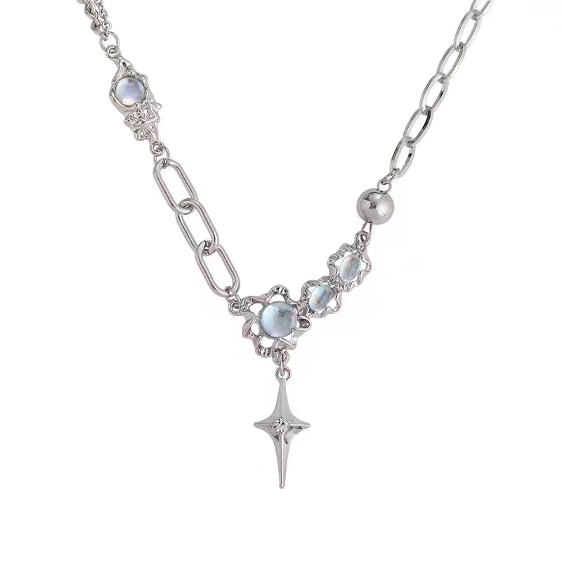 Starlit moonstone necklace a necklace is a must for any beautiful woman -- an accessory that makes a woman Hands All Over