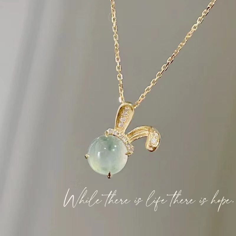 The Rabbit's zodiac necklace is flawless and delicate, just like your light and elegant tenderness