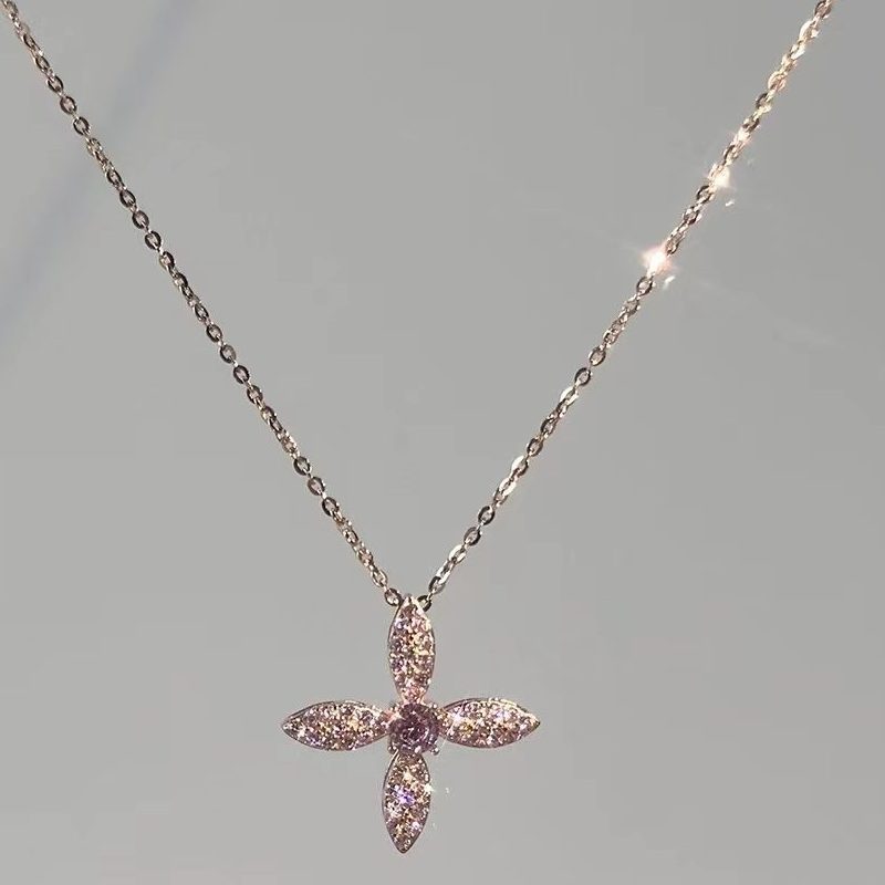 A necklace in the shape of a flower  Add a tacit understanding for true love